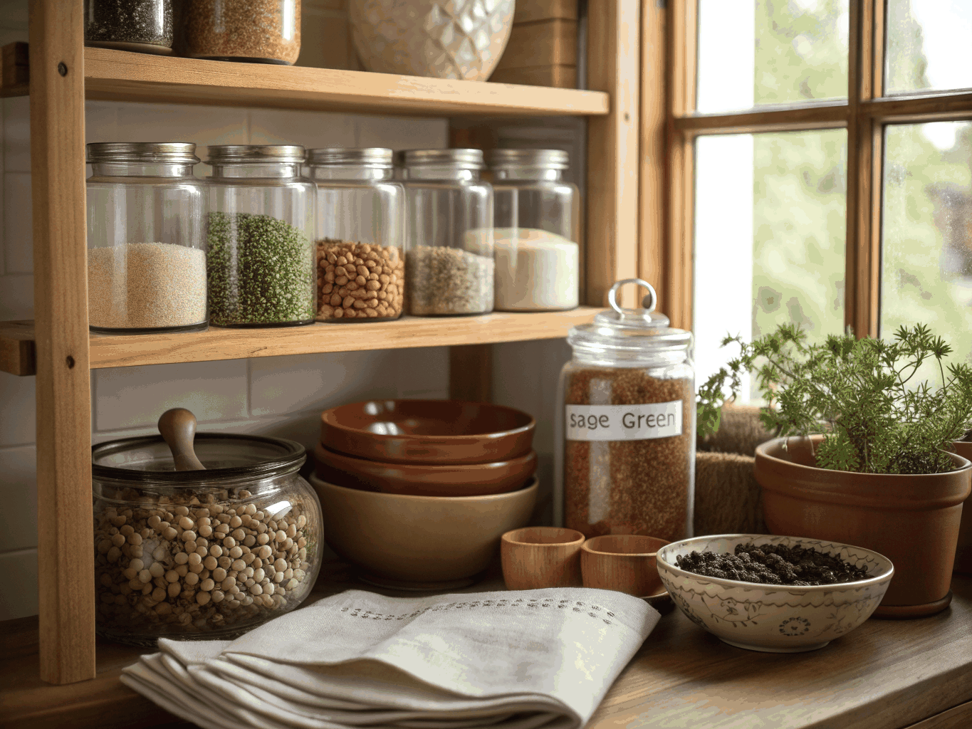 Pantry and Meal Planning Workbook for kitchen organization